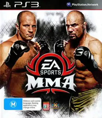 EA Sports MMA (USA) (v1.02) (Disc) (Update) box cover front